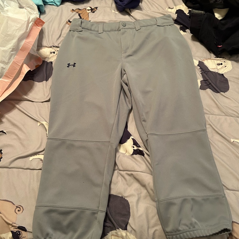 Under Armour Blue and Gray Athletic Pants